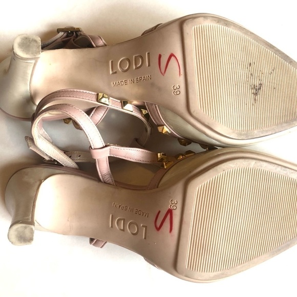 Lodi Rockstud pumps Cream/Blush 39 - Picture 5 of 6